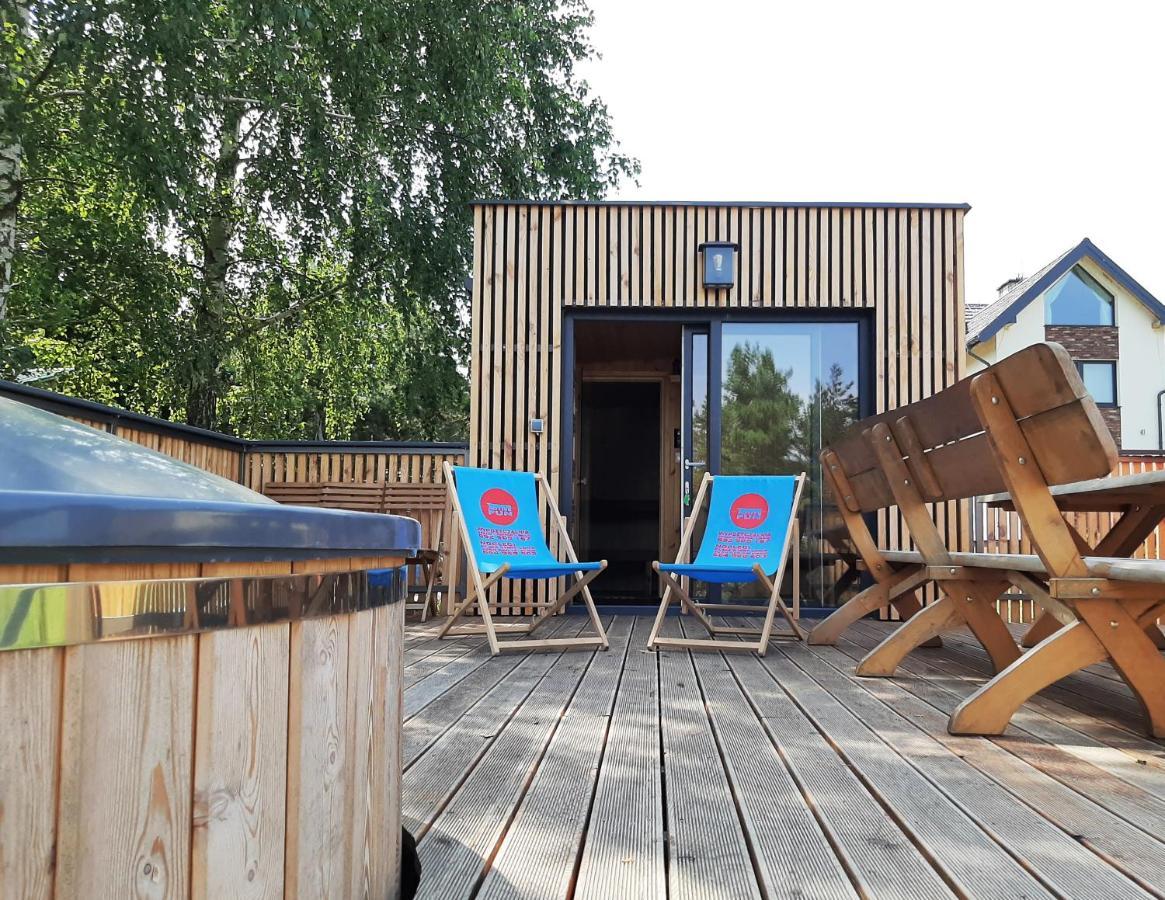Apartmán Zubr Nad Zalewem Luka Exteriér fotografie