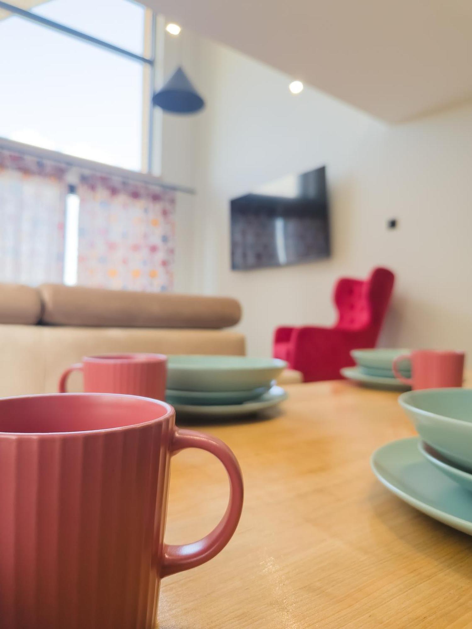 Apartmán Zubr Nad Zalewem Luka Exteriér fotografie