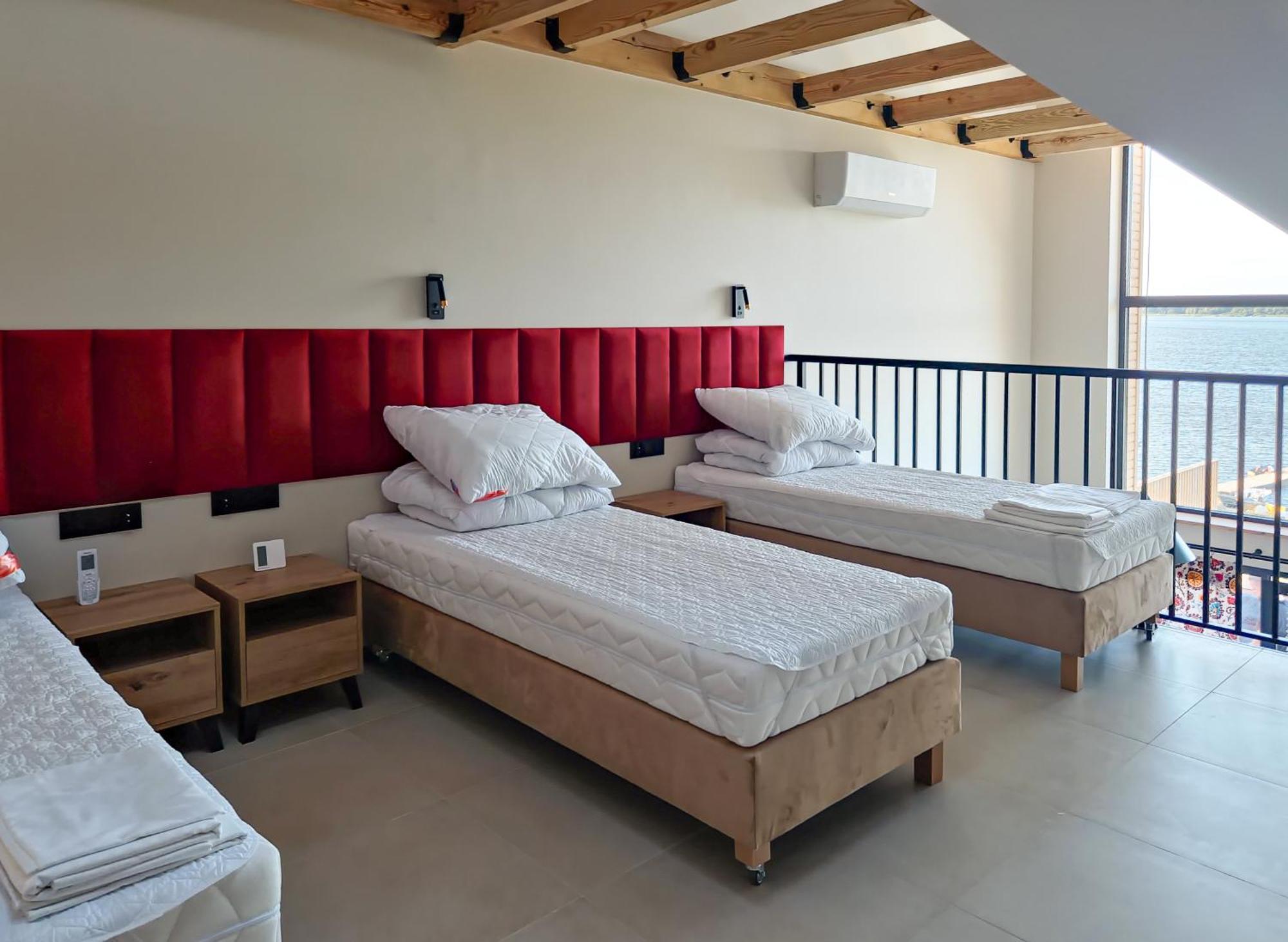 Apartmán Zubr Nad Zalewem Luka Exteriér fotografie