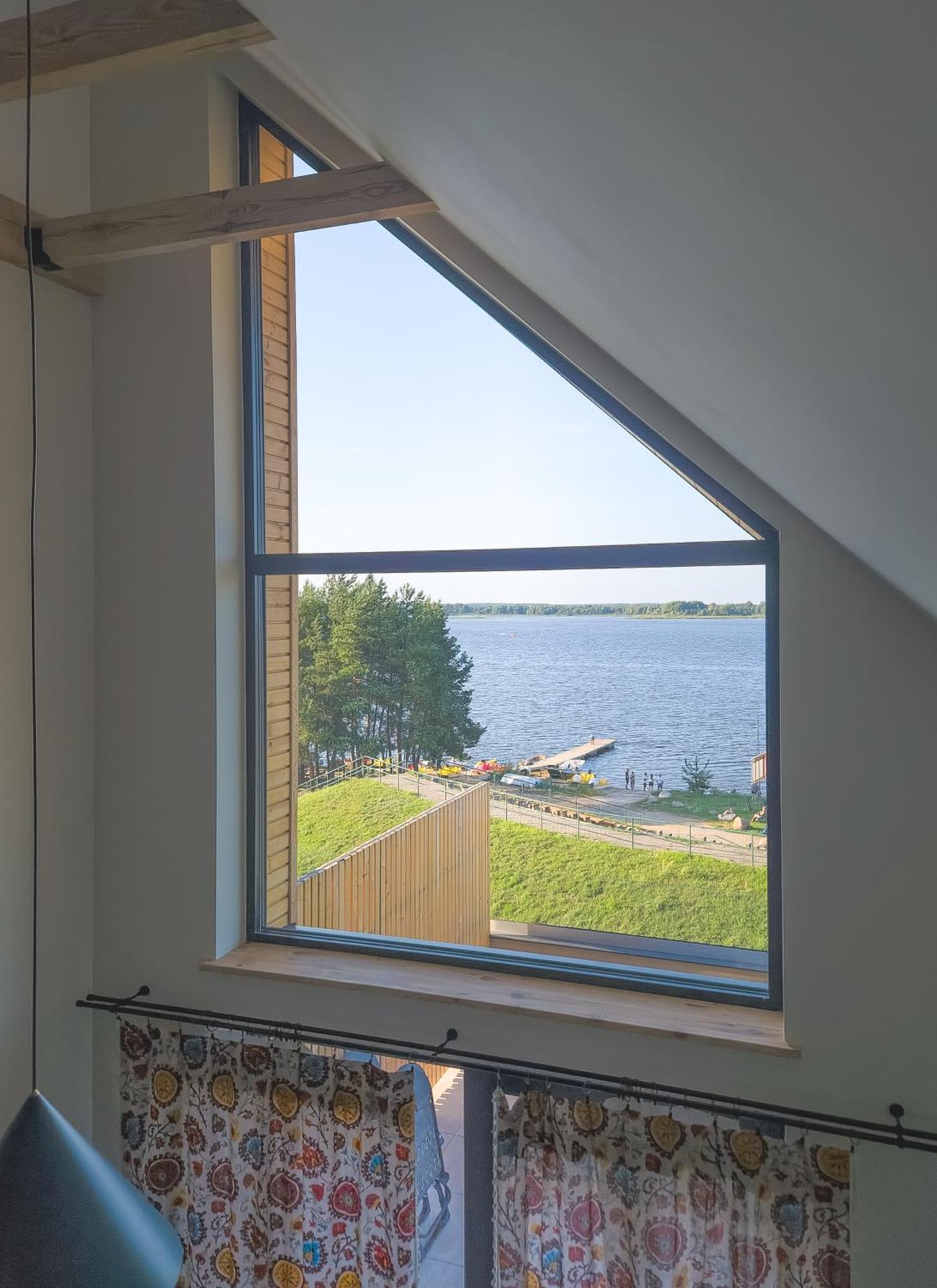 Apartmán Zubr Nad Zalewem Luka Exteriér fotografie