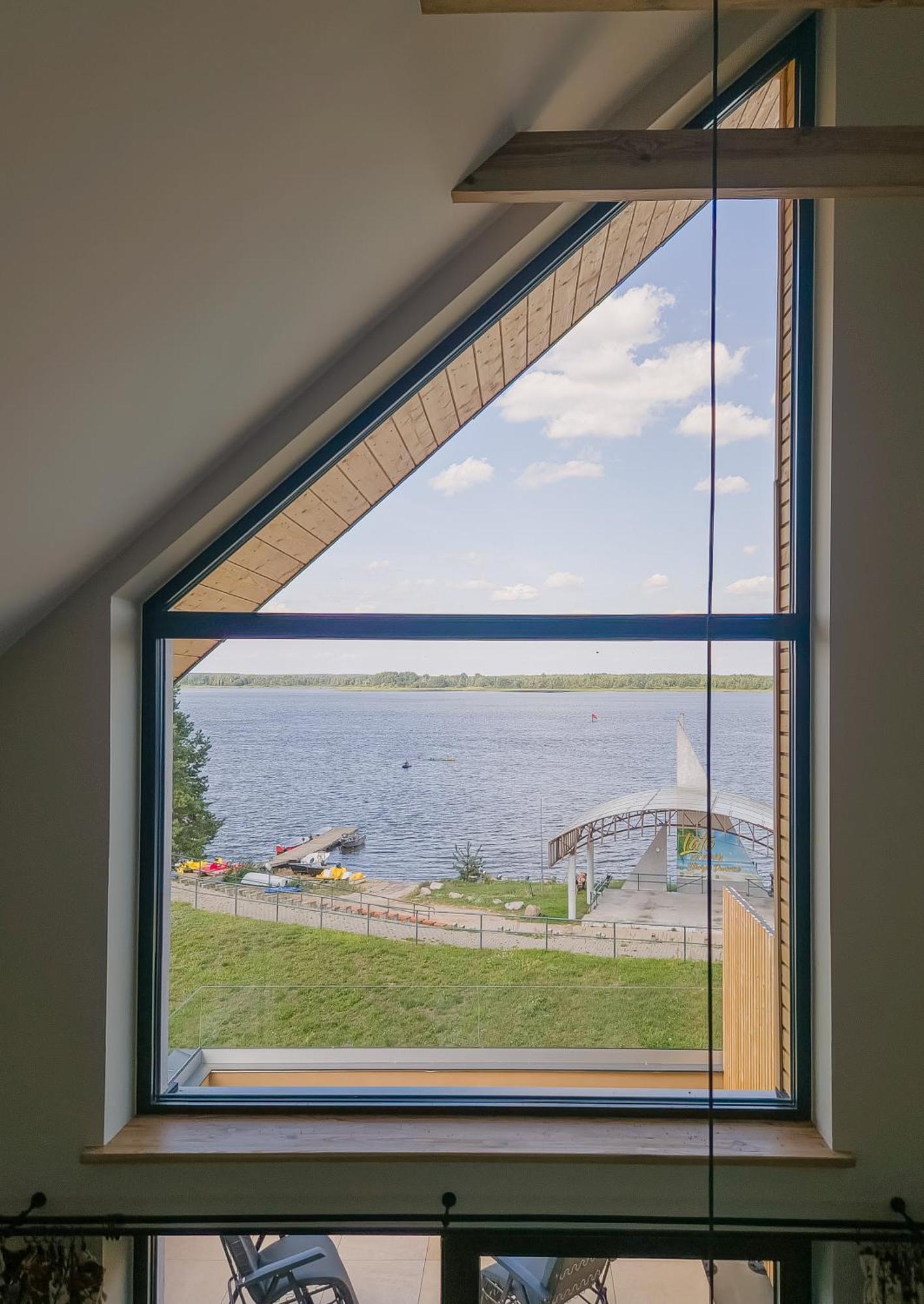 Apartmán Zubr Nad Zalewem Luka Exteriér fotografie