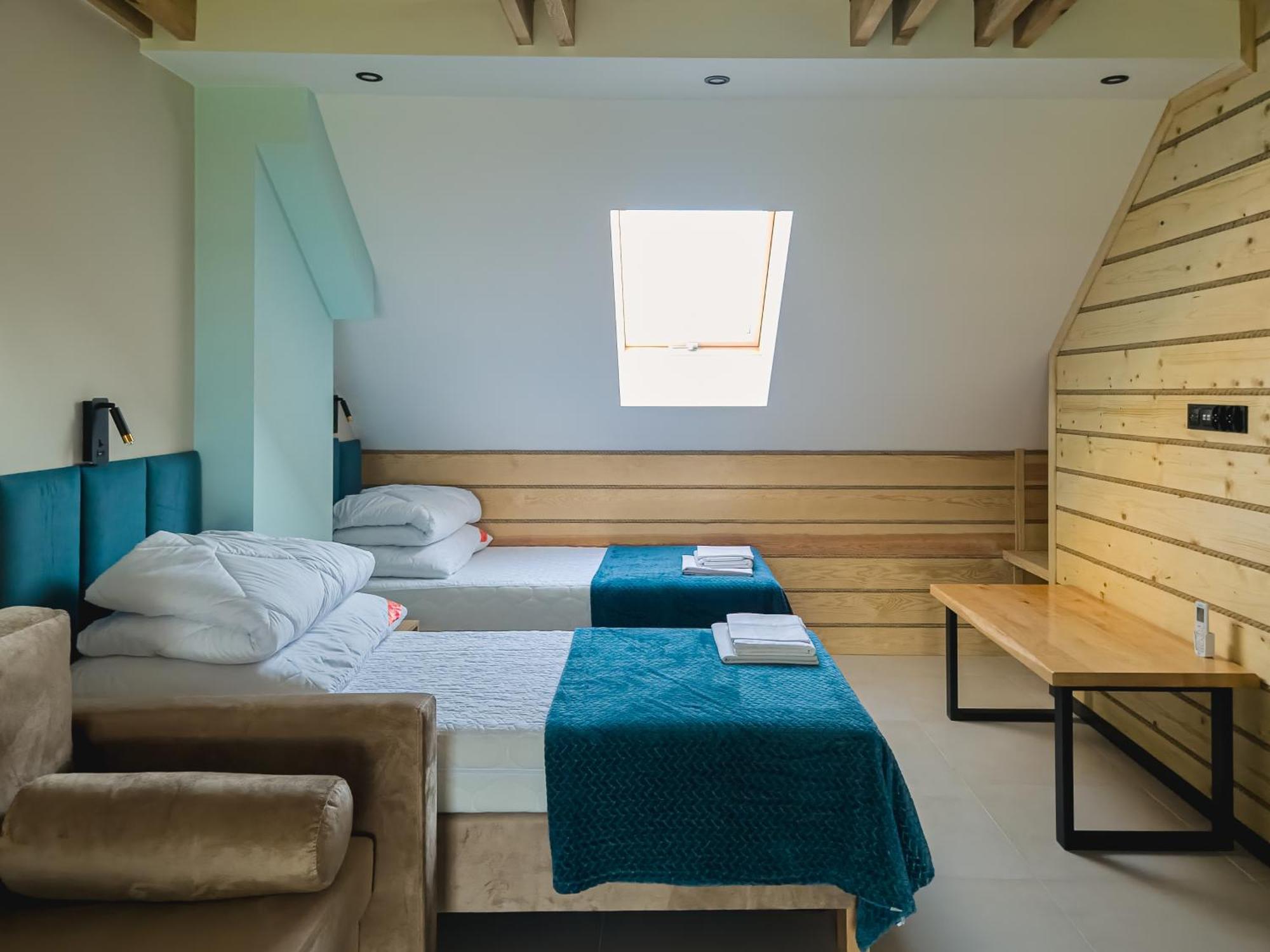 Apartmán Zubr Nad Zalewem Luka Exteriér fotografie