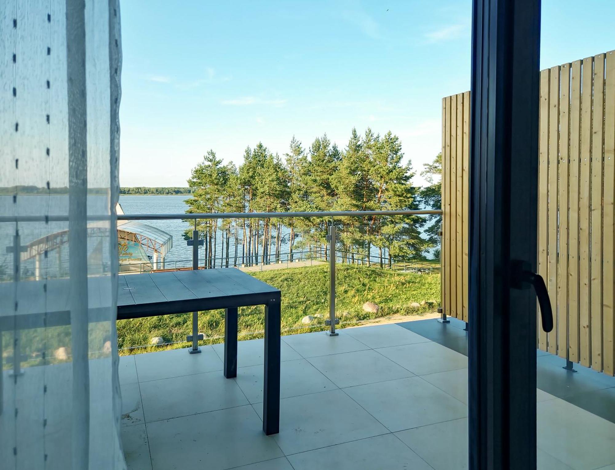 Apartmán Zubr Nad Zalewem Luka Exteriér fotografie