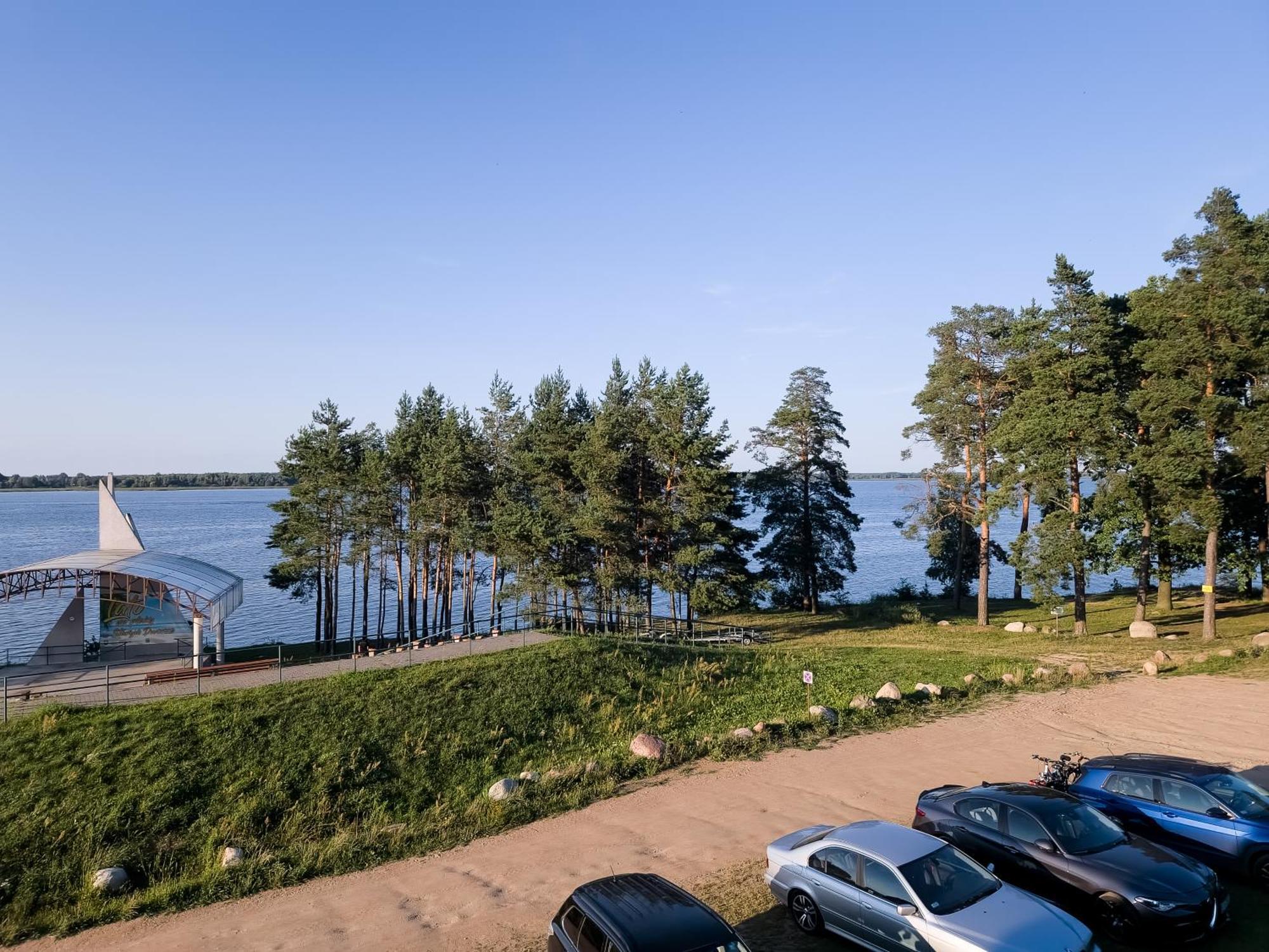 Apartmán Zubr Nad Zalewem Luka Exteriér fotografie