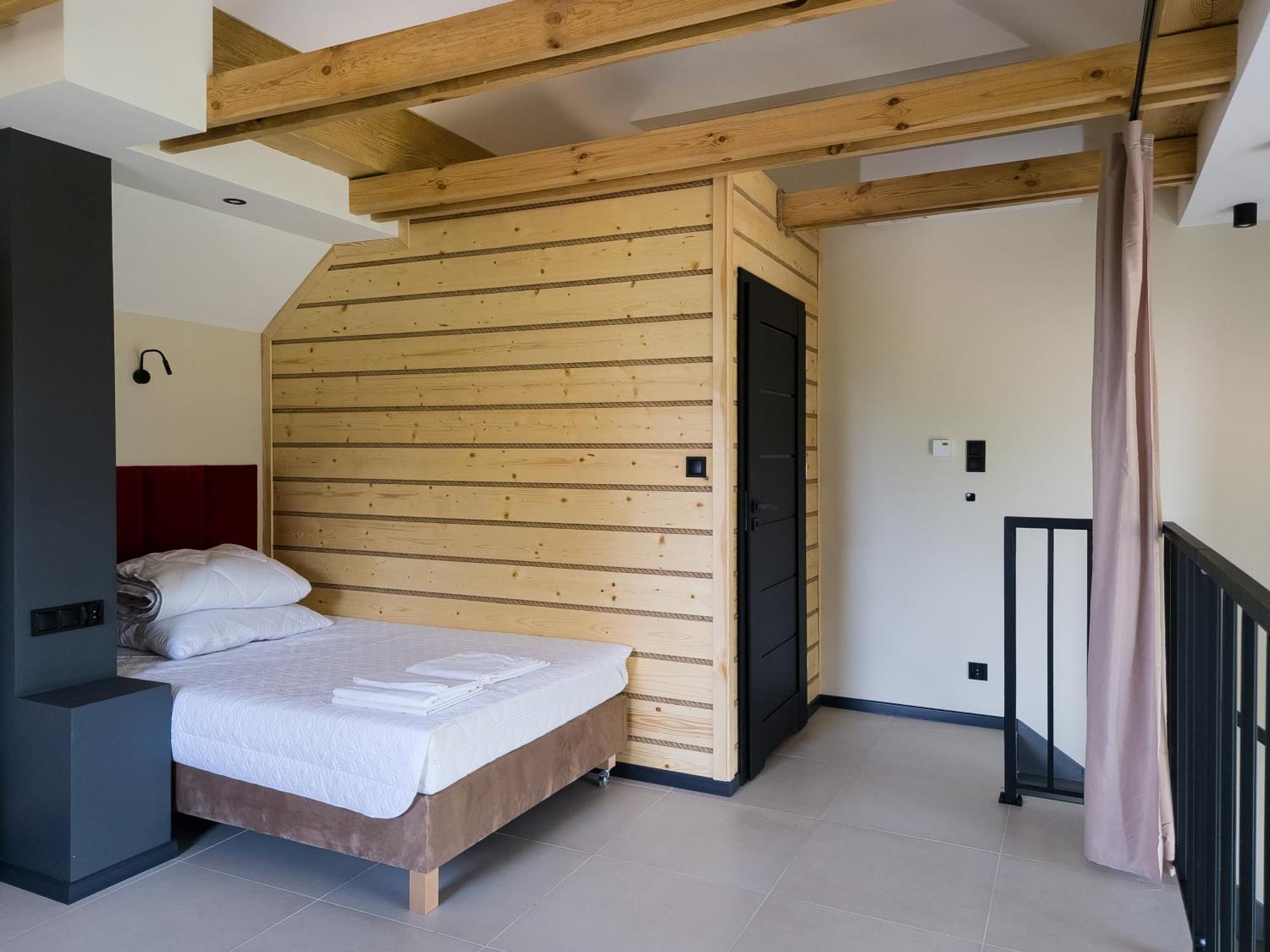 Apartmán Zubr Nad Zalewem Luka Exteriér fotografie