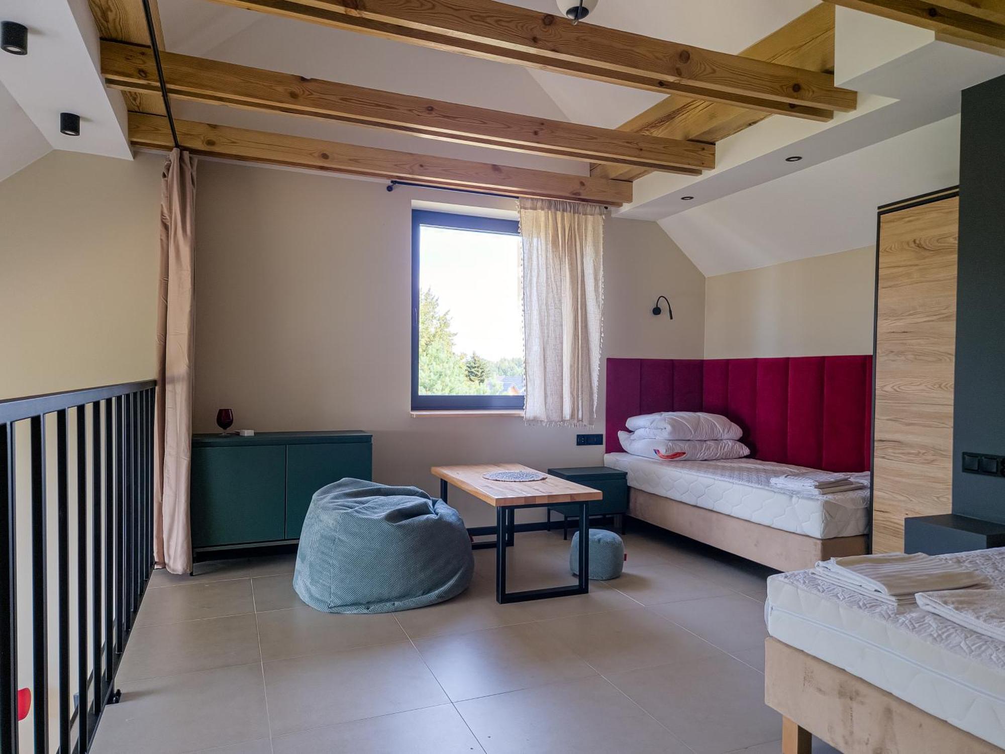 Apartmán Zubr Nad Zalewem Luka Exteriér fotografie
