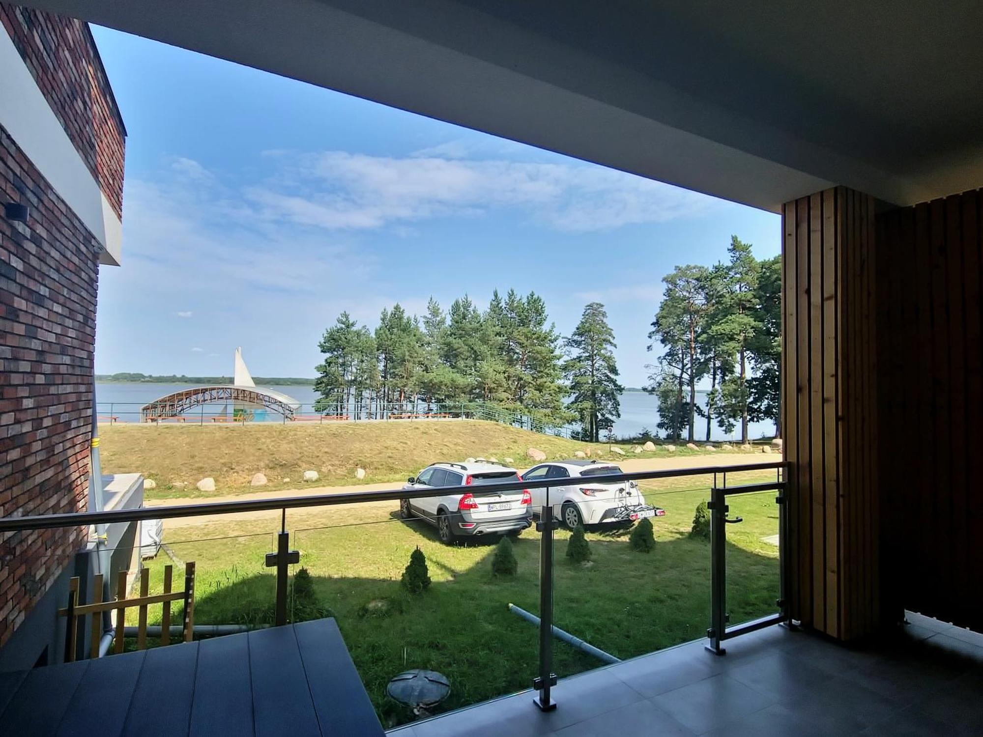 Apartmán Zubr Nad Zalewem Luka Exteriér fotografie