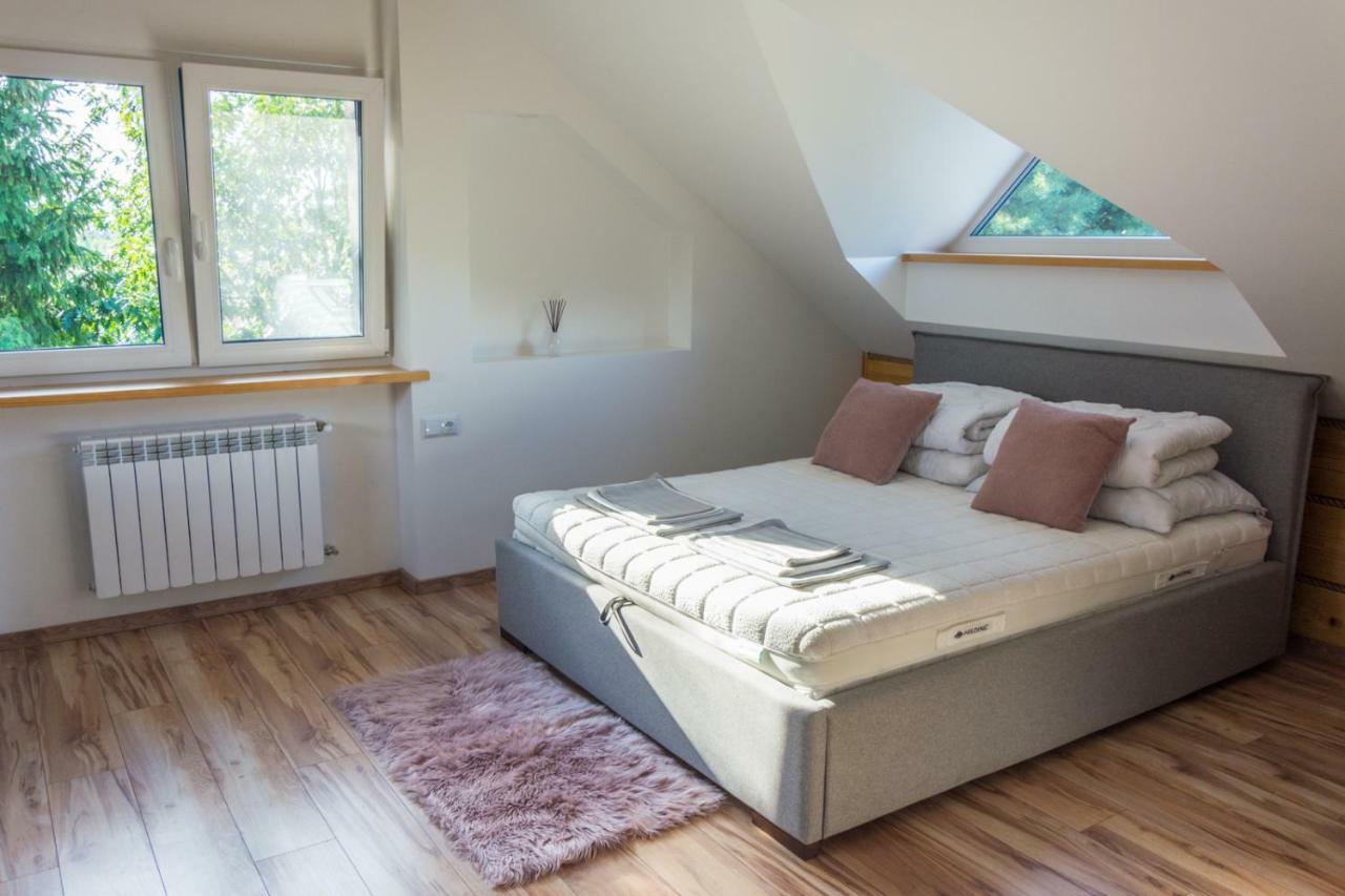 Apartmán Zubr Nad Zalewem Luka Exteriér fotografie