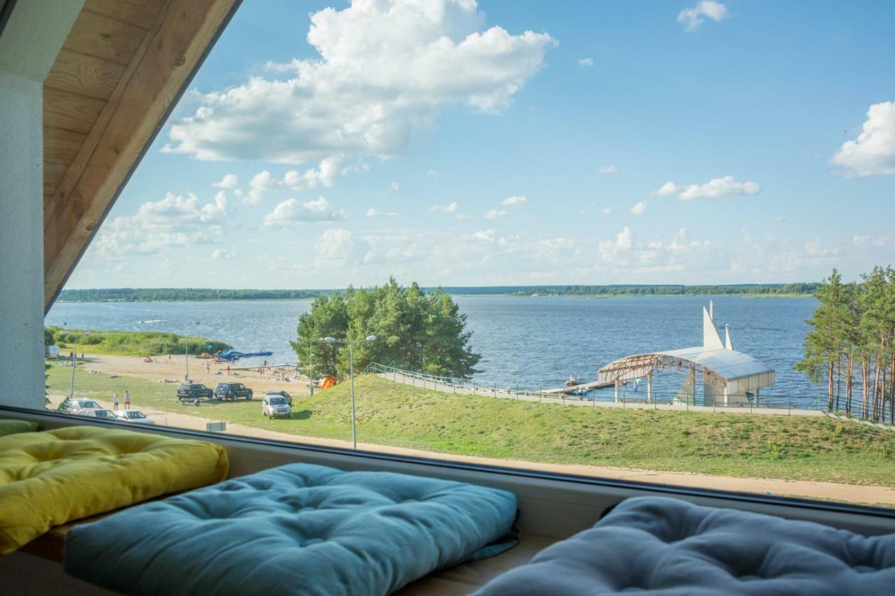 Apartmán Zubr Nad Zalewem Luka Exteriér fotografie